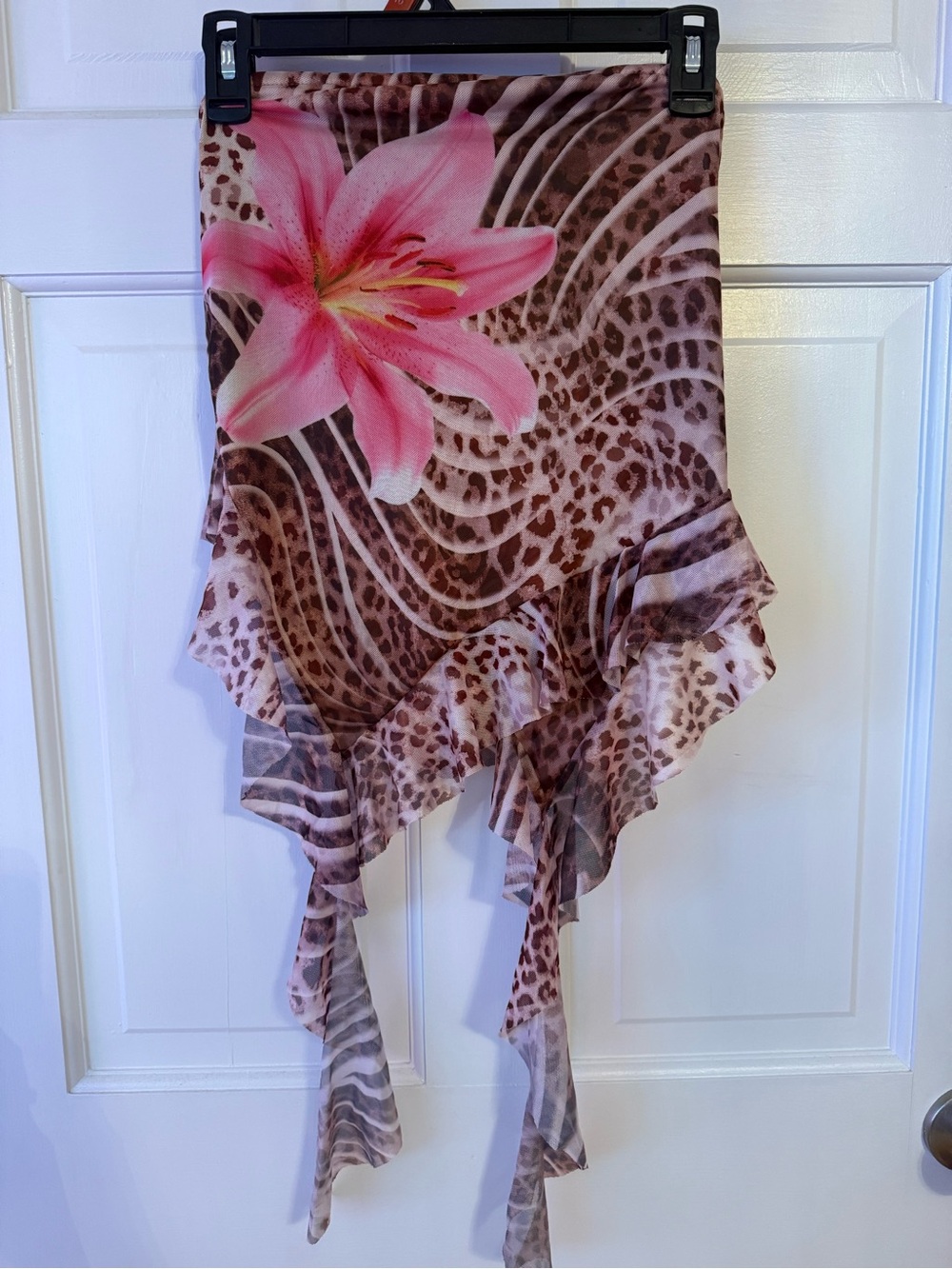 Floral Leopard Tube Top